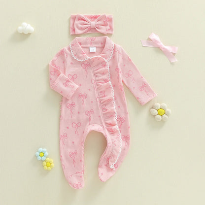 BOWTIES Ruffle Jumpsuit