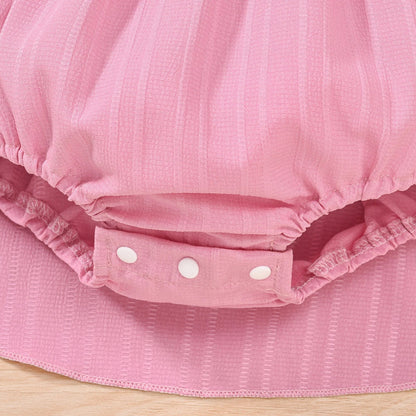 PRETTY IN PINK Floral Overskirt Romper