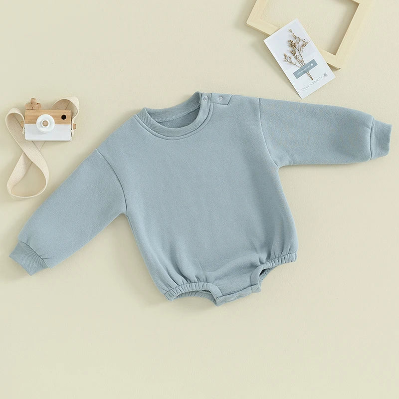 CHILL DAY Long-Sleeve Romper