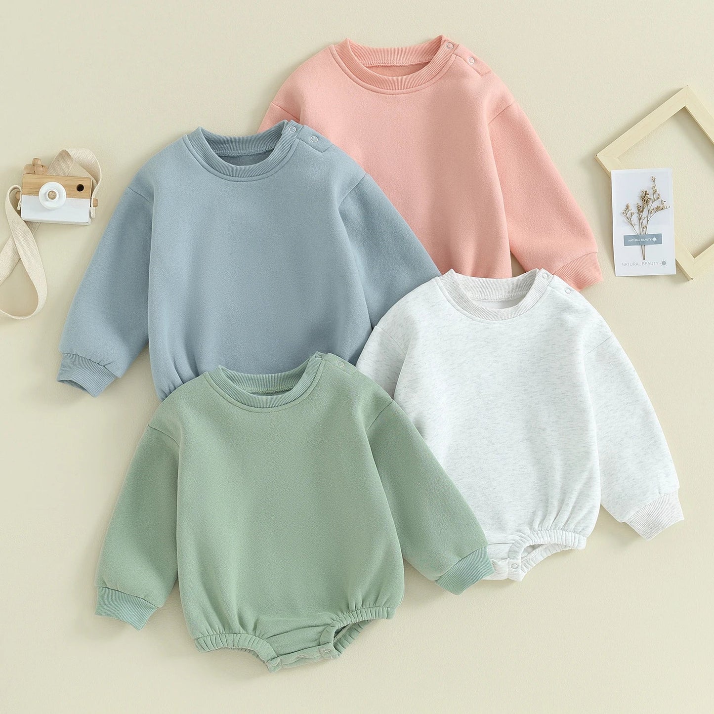 CHILL DAY Long-Sleeve Romper