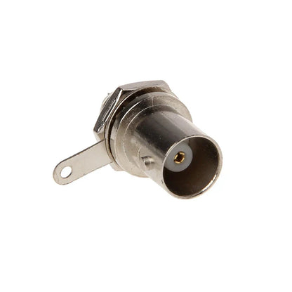 10Pcs/Set BNC Female Nut Bulkhead Solder Connector Adapter For Video Surveillance