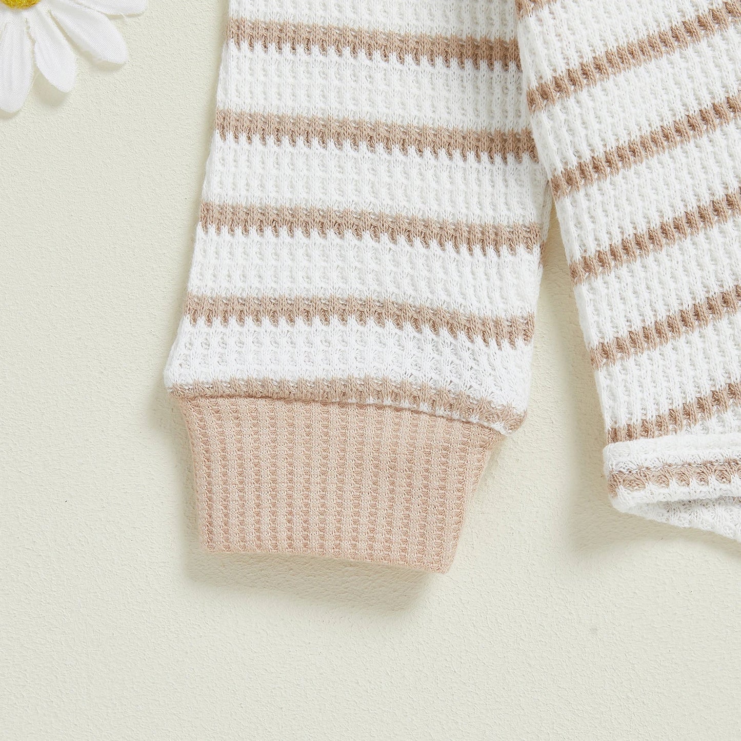 CARSON Striped Long-Sleeve Romper