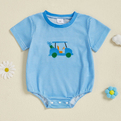GOLF BUDDY Striped T-Shirt Romper