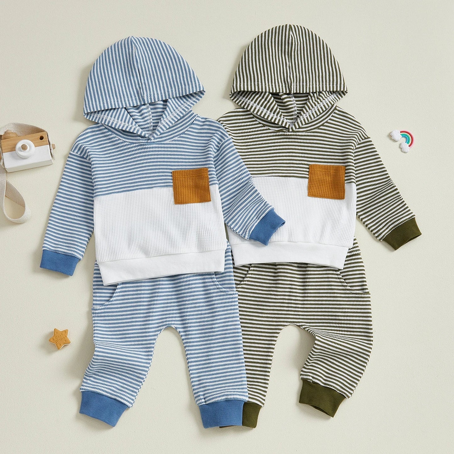 SASHA Striped Hoody Outfit