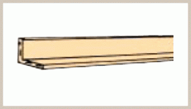 Basswood - Trim - 3/8" Angle - 38ANG