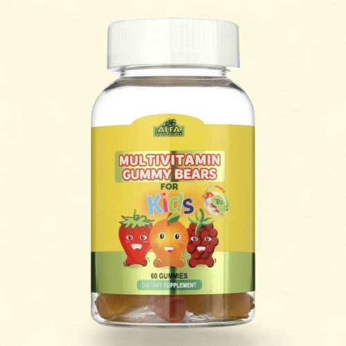 Alfa Vitamins Multivitamin Gummy Bears for Kids, 60 gummies