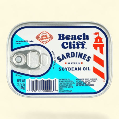 Beach Cliff Sardines, 3.75 oz Can