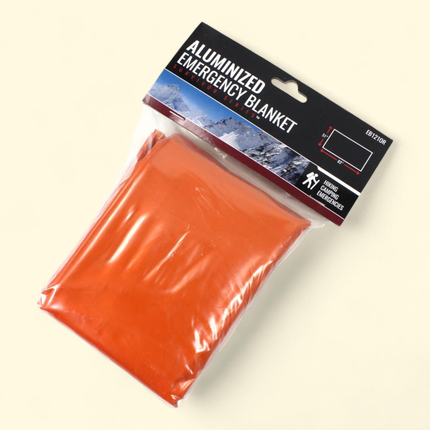 ASR Outdoor Mylar Emergency Blanket, Oversize