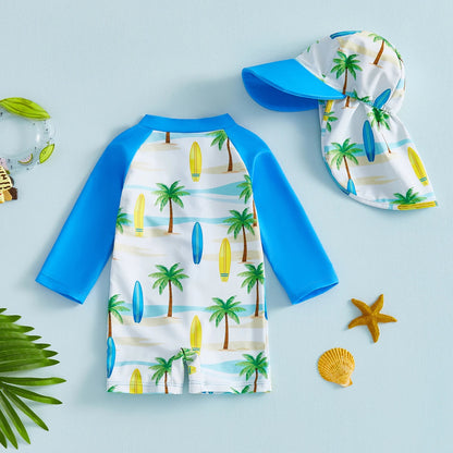 STAR FISH Swimsuit with Sun Hat