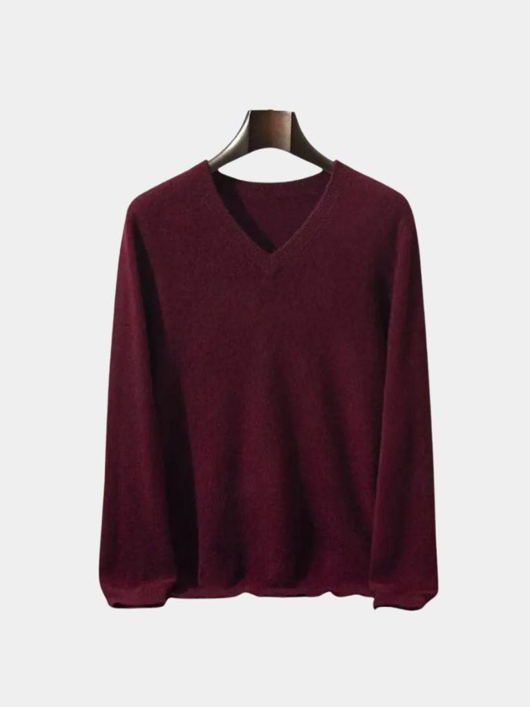 cashmere-v-neck-knitwear-sweater-cross-crown