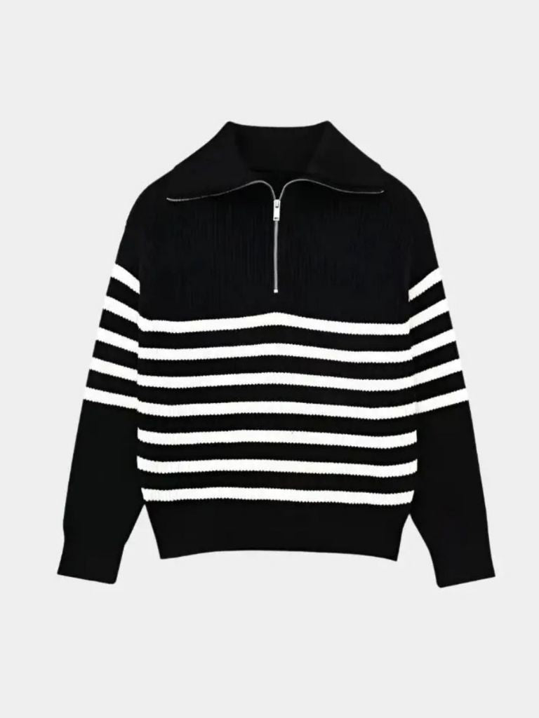casual-striped-zip-up-sweater-cross-crown