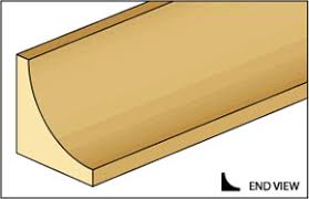 Basswood - Trim - Cove - 3/32"