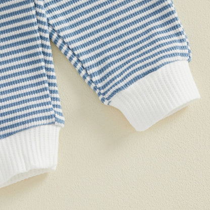 LITTLE SISTER Striped Joggers Outfit