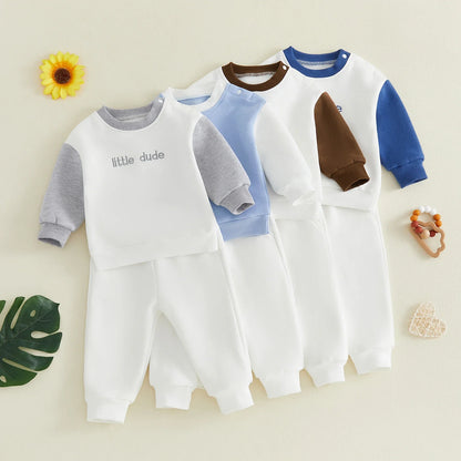 LITTLE DUDE White Outfit