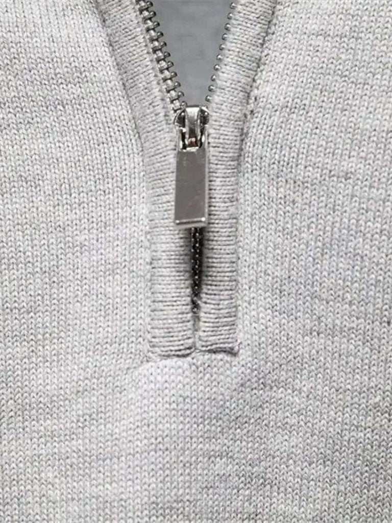 half-zip-knitwear-pullover-sweater-cross-crown