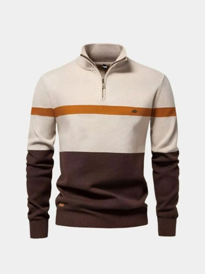 quarter-zip-sweater-jumper-cross-crown