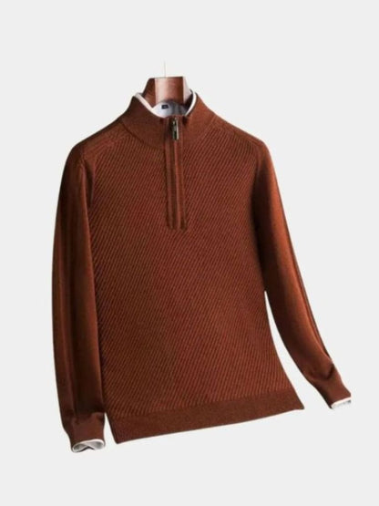 stripe-quarter-zip-wool-sweater-cross-crown