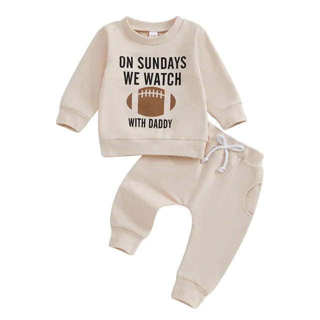 ON SUNDAYS WE WATCH FOOTBALL Lounge Outfit