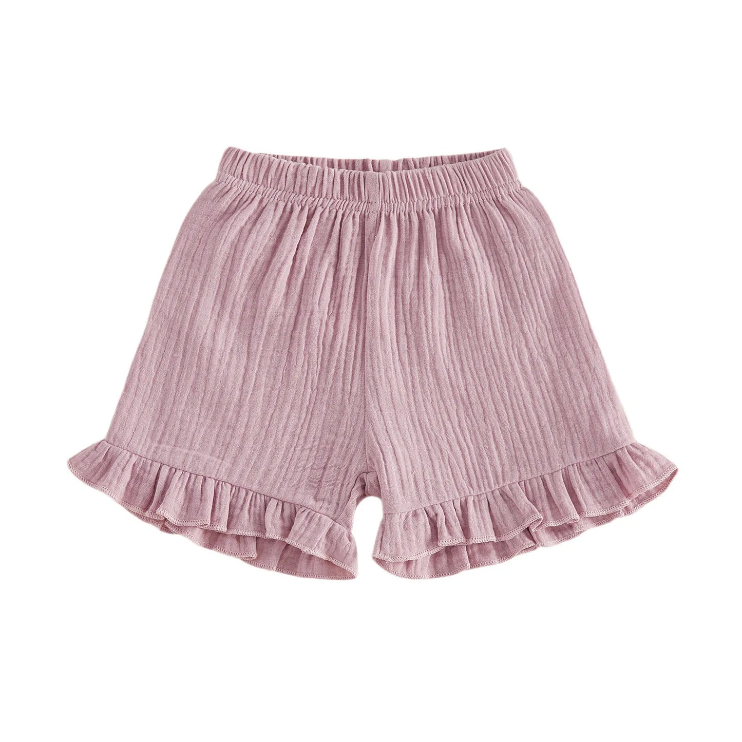 SUMMER Muslin Ruffle Shorts