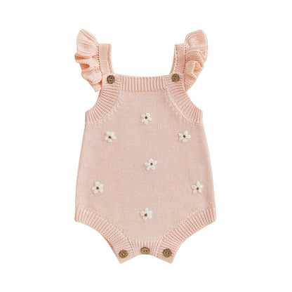 DAISY Knitted Ruffle Romper