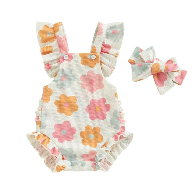 SUMMER DAYS Ruffle Romper