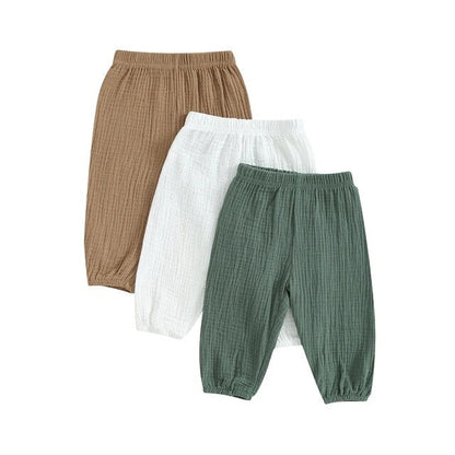 MUSLIN Pants Set of 3
